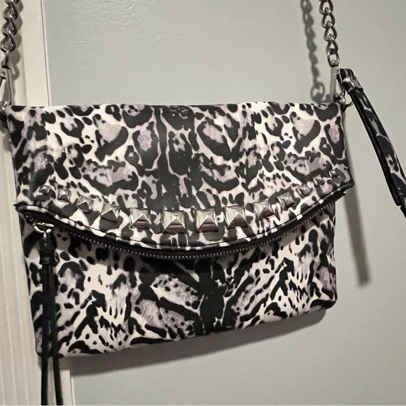 Printed Studed Print Purse - Picture 1 of 1